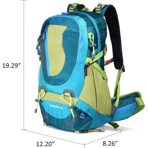  KL928 Hiking Backpack Waterproof Outdoor Internal Frame Backpacks for Men and Women Travel Camping Climbing (DV2003-Blue)