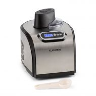 KLARSTEIN Klarstein Dolce Bacio Ice Cream Maker  Ice Cream Machine  Compression Cooling  Family Size  up to 67fl oz finished Gelato, Sorbet, Frozen Yogurt, Soft Ice  Timer  180W  Stai