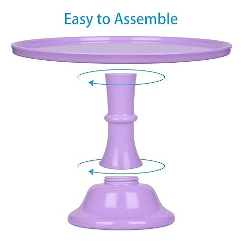  Round Cake Stand Purple 11