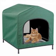KLEEGER Kleeger Premium Canopy Pet House Retreat  Waterproof Indoor & Outdoor Shelter - Suitable for Cats & Small Dogs - Lightweight, Portable & Comfortable - Breathable Mesh Floor