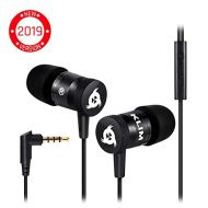 [아마존핫딜]KLIM Fusion Audio Kopfhoerer - Langlebig + 5 Jahre Garantie - Innovativ: In-Ear-Kopfhoerer mit Memory Foam - Neue 2019 Version - Schwarz