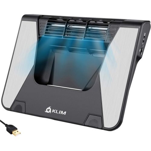  [아마존베스트]KLIM Airflow + Cool Air goes in, Hot Air Gets Out + Get The Best Cooler for Your Laptop + Innovative Cross Flow Turbines for High Performance + Materials + 10-17