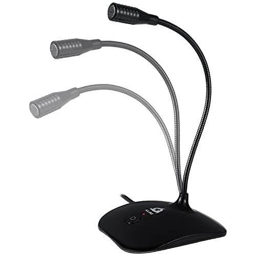  [아마존베스트]KLIM Talk USB Stand Microphone PC and Mac Compatible with Any Computer Professional USB Microphone High Definition Audio USB Microphone 2020 Black