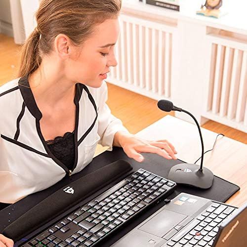  [아마존베스트]KLIM Talk USB Stand Microphone PC and Mac Compatible with Any Computer Professional USB Microphone High Definition Audio USB Microphone 2020 Black