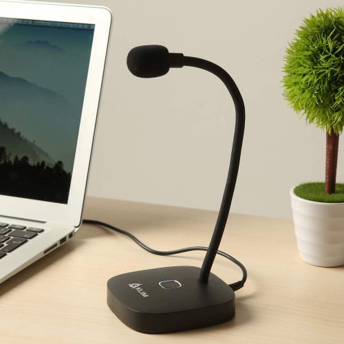  [아마존베스트]KLIM Lingo USB Desktop Microphone for PC and Mac with Mute Button Compatible with Any Computer Professional Desktop Microphone High Definition Audio 2021