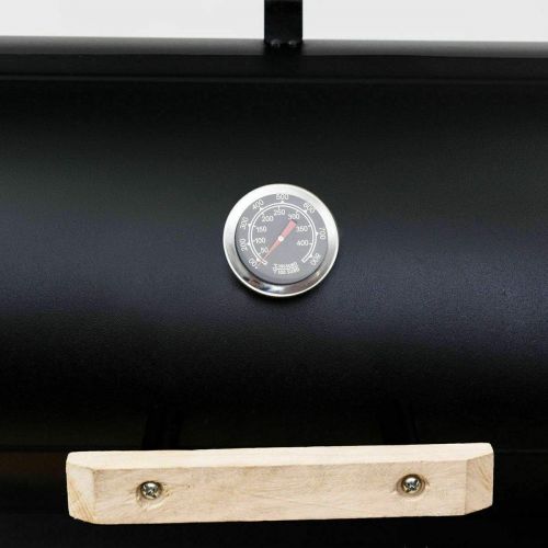  KM Mart Stove Steel BBQ Grill Charcoal Barbecue Pit Patio Backyard Meat Cooker Camping Dining Outdoor Smoker