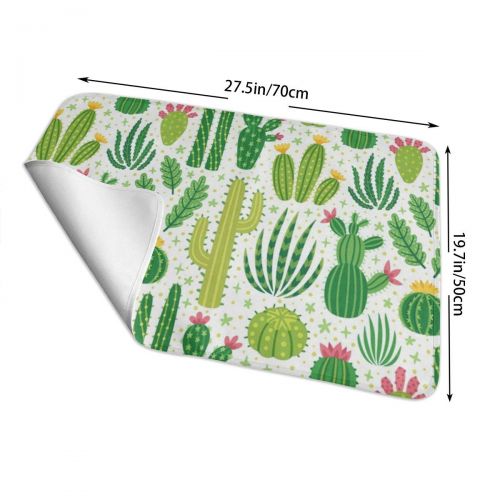  KMAND Changing Pad Cute Cactus Baby Diaper Urine Pad Mat Stylish Toddler Children Waterproof Sheet Sheet for Any Places for Home Travel Bed Play Stroller Crib Car