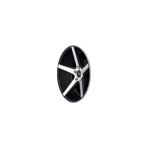  KMC KM685 DISTRICT Satin Black Machined Face Wheel (18 x 8. inches /5 x 72 mm, 38 mm Offset)