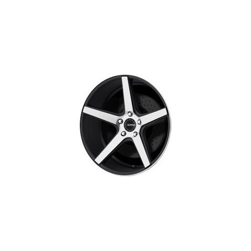  KMC KM685 DISTRICT Satin Black Machined Face Wheel (18 x 8. inches /5 x 72 mm, 38 mm Offset)