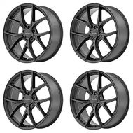 KMC KM694 WISHBONE Satin Black Wheel Chromium (hexavalent compounds) (20 x 8.5 inches /5 x 72 mm, 20 mm Offset)