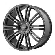 KMC Wheels D2 Wheel with Gloss Black Finish (22x9.5/6x5.5)