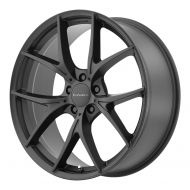 KMC Wheels KM694 Wishbone Satin Black Wheel (20x8.5/5x120mm, +38mm offset)