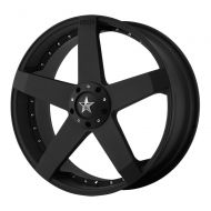 KMC Wheels KM775 Rockstar Car Matte Black Wheel (17x7.5/5x100, 114.3mm, +42mm offset)