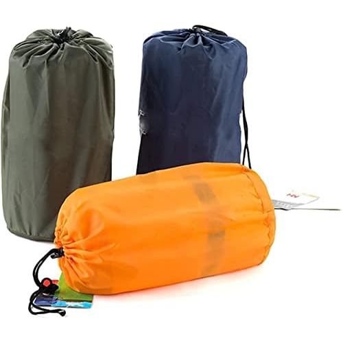  KMDJ Car Mattress Camping Sleep Inflatable Cushion Portable Bed with Pillow Camping Mat Single (Color : Orange)