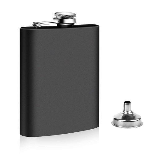  [아마존베스트]Flask, Kmeivol Flask Sets for Men, Stainless Steel Leakproof Flask for Men, Neutral, Unisex Flasks Funnel, Durable and Soft to The Touch Mens Flask, Includes Funnel, 8 Ounces, Best