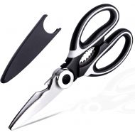 [아마존베스트]Kitchen Scissors, Kmeivol Kitchen Scissors Heavy Duty, Ultra Sharp Premium Multi-Function Cooking Scissors, Kitchen Scissors Dishwasher Safe, Meat Scissors with Comfortable Handle(