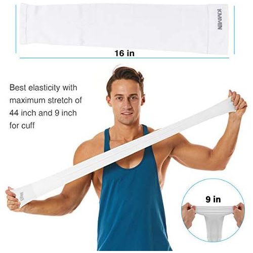  KMMIN Arm Sleeves UV Protection for Driving Cycling Golf Basketball