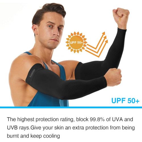  KMMIN Arm Sleeves UV Protection for Driving Cycling Golf Basketball