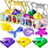 KMUYSL 24 Pack Pool Toys, Diving Gems Kids Pool Toys for Ages 4-8, 8-12, Pool Diving Toy with Assorted Swimming Gems, Dive Throw Toy for Pool, Beach, Bathroom and Party