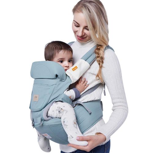  KMYS Baby Carrier 360 Ergonomic Baby Waist Stool Strap, 3 in 1 Soft Baby Carriers Convertible Carrie (Green)