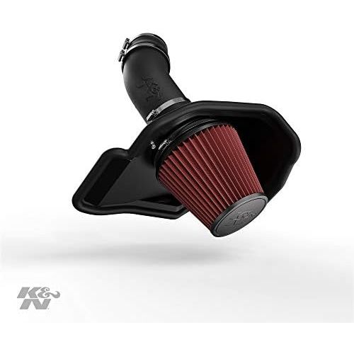  K&N Cold Air Intake Kit: High Performance, Guaranteed to Increase Horsepower: 2011-2019 Dodge/Chrysler (Charger, Challenger, 300) 6.4L V8,63-1565