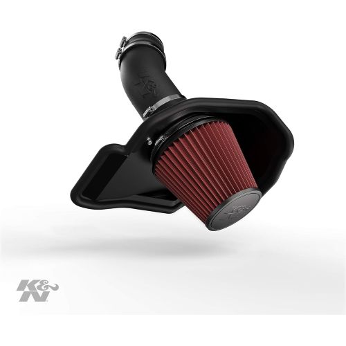  K&N Cold Air Intake Kit: High Performance, Guaranteed to Increase Horsepower: 2011-2019 Dodge/Chrysler (Charger, Challenger, 300) 6.4L V8,63-1565