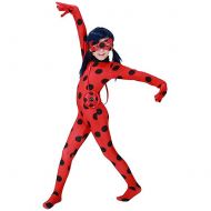 KN Halloween Cosplay Ladybug Kid Costumes Chlid Little Beetle Suit