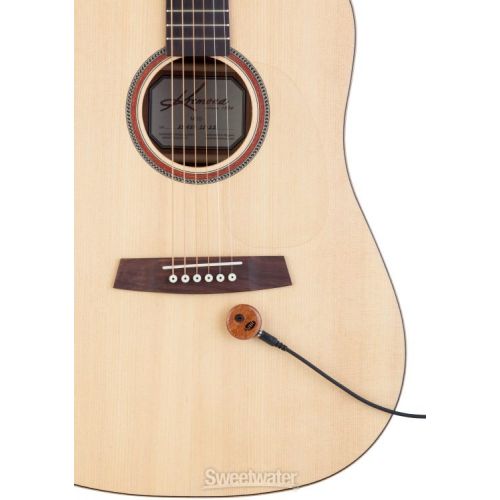  KNA UP-2 Piezo Pickup with Detachable Cable - Natural Demo