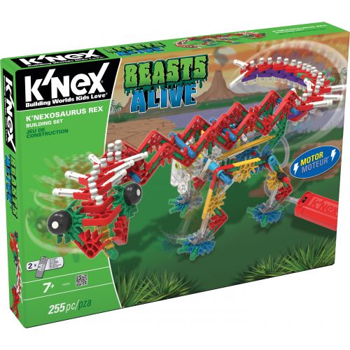 케이넥스 KNEX Beasts Alive - KNEXosaurus Rex Building Set - 255 Pieces - Ages 7 Engineering Educational Toy