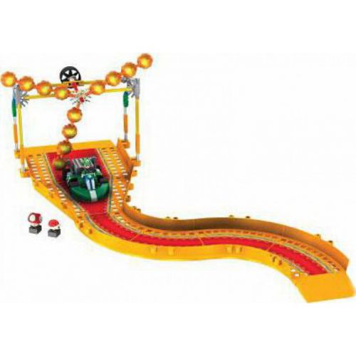 케이넥스 KNEX Super Mario Mario Kart Wii Luigi vs. Fire Cogs Set