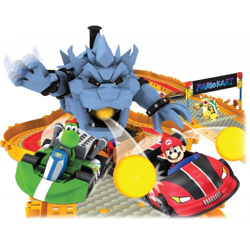 케이넥스 KNEX Super Mario Mario Kart Wii Mario and Yoshi vs Stone Bowser Set