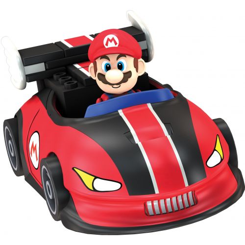 케이넥스 KNEX Super Mario Mario Kart Wii Mario and Yoshi vs Stone Bowser Set
