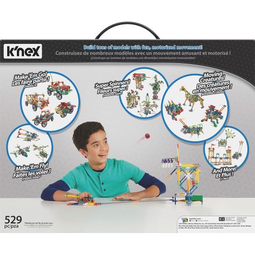 케이넥스 KNEX Imagine a€“ Power and Play Motorized Building Set a€“ 529 Pieces a€“ Ages 7 and Up a€“ Construction Educational Toy