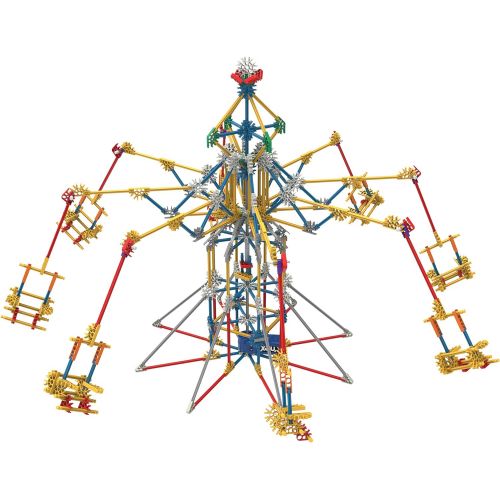 케이넥스 KNEX Thrill Rides - 3-in-1 Classic Amusement Park Building Set, Multicolor