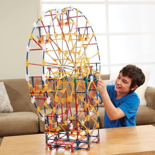 케이넥스 KNEX Thrill Rides - 3-in-1 Classic Amusement Park Building Set, Multicolor