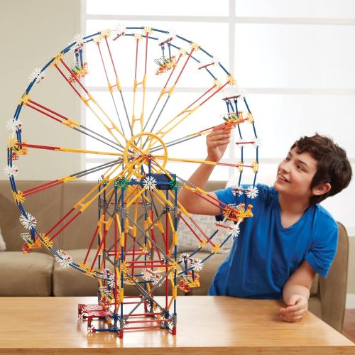 케이넥스 KNEX Thrill Rides - 3-in-1 Classic Amusement Park Building Set, Multicolor