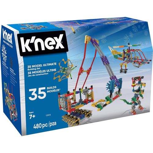 케이넥스 KNEX K’NEX  35 Model Building Set  480 Pieces  For Ages 7+ Construction Education Toy (Amazon Exclusive)