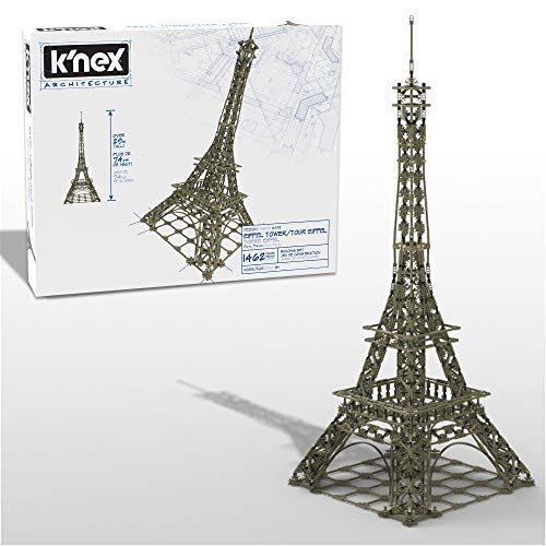 케이넥스 KNEX Architecture: Eiffel Tower - Build IT Big - Collectible Building Set for Adults & Kids 9+ - New - 1,462 Pieces - 2 1/2 Feet Tall - (Amazon Exclusive)