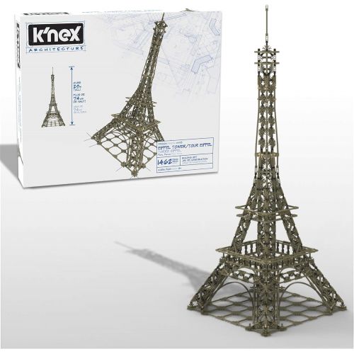 케이넥스 KNEX Architecture: Eiffel Tower - Build IT Big - Collectible Building Set for Adults & Kids 9+ - New - 1,462 Pieces - 2 1/2 Feet Tall - (Amazon Exclusive)