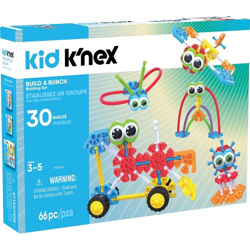 케이넥스 KNEX KID K’NEX  Build A Bunch Set  66 Pieces  For Ages 3+ Construction Educational Toy (Amazon Exclusive), packaging may vary