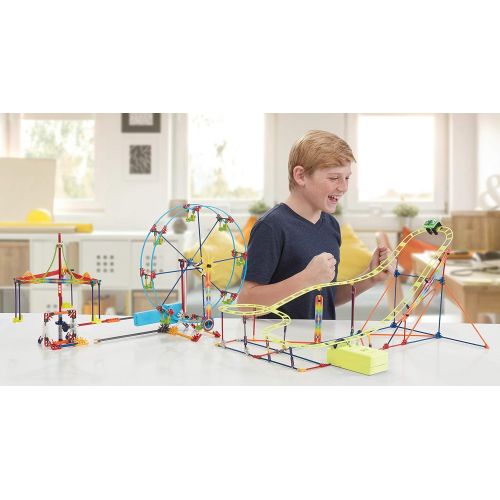 케이넥스 KNEX Amusement Park in-A-Box - 378 Parts - Motorized Amusement Rides - Ages 7 & Up