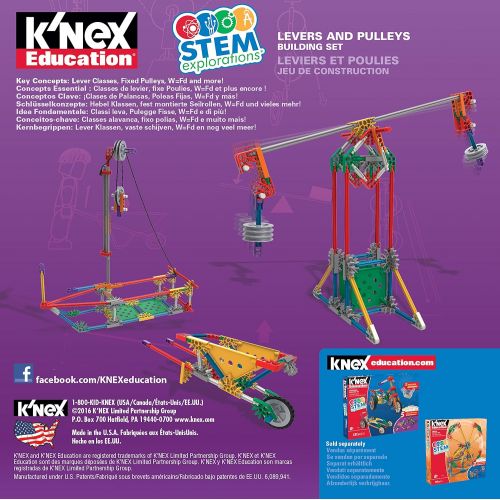 케이넥스 KNEX Education STEM EXPLORATIONS: Levers & PULLEYS Building Set Building Kit