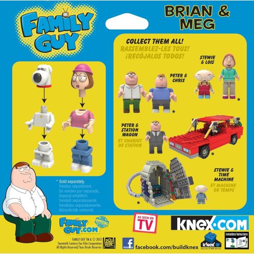 케이넥스 KNEX Knex Family Guy-Brian and Meg Buildable Figures