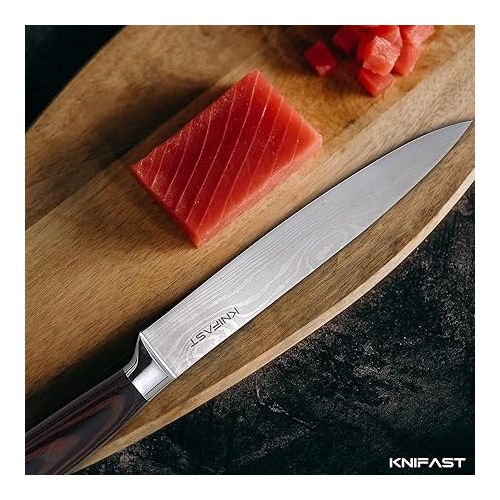  Knife Set 16-Piece Kitchen Knife Set With Wooden Block, Germany High Carbon Stainless Steel Professional Chef Knife Block Set, Ultra Sharp, Forged