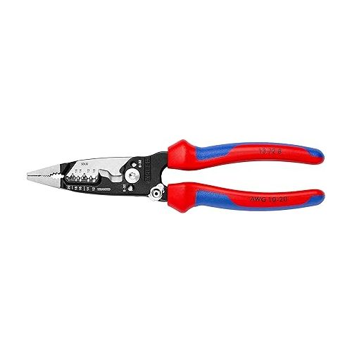  KNIPEX Tools 13 72 8 Forged Wire Stripper, 8-Inch