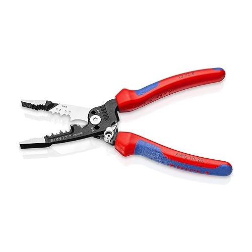  KNIPEX Tools 13 72 8 Forged Wire Stripper, 8-Inch
