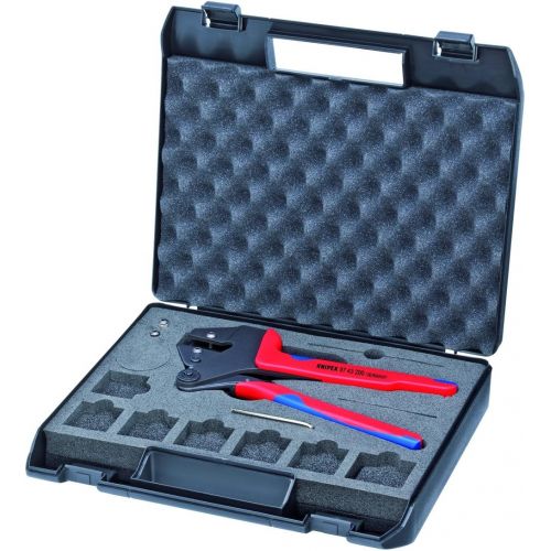  KNIPEX Tools 97 43 200 Crimp Master System Pliers for Exchangeable Crimp Profiles