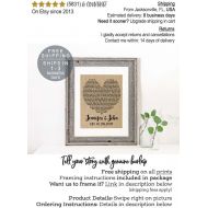 /KNOTnNEST First Dance Song Lyrics Wedding Gift First Anniversary Gift for Her First Year Wedding Anniversary Gift 1 Year Anniversary Gift for Her