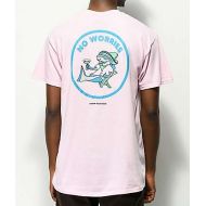 KNOW BAD DAZE Know Bad Daze No Worries Pink T-Shirt