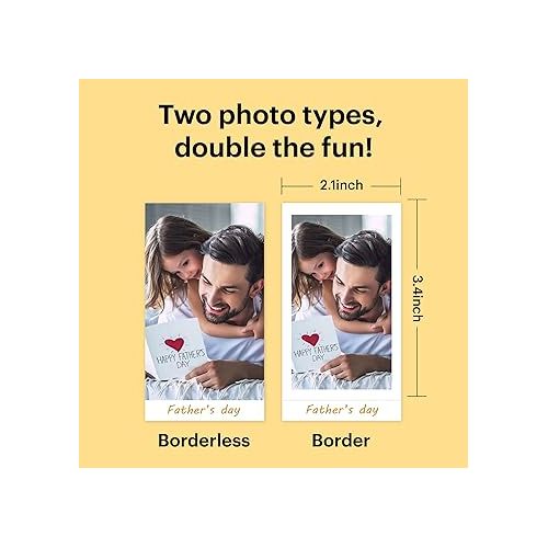  KODAK Mini Shot 2 Retro 4PASS 2-in-1 Instant Digital Camera and Photo Printer (2.1x3.4 inches) Initial 8 Sheets + 60 Sheets Bundle, White